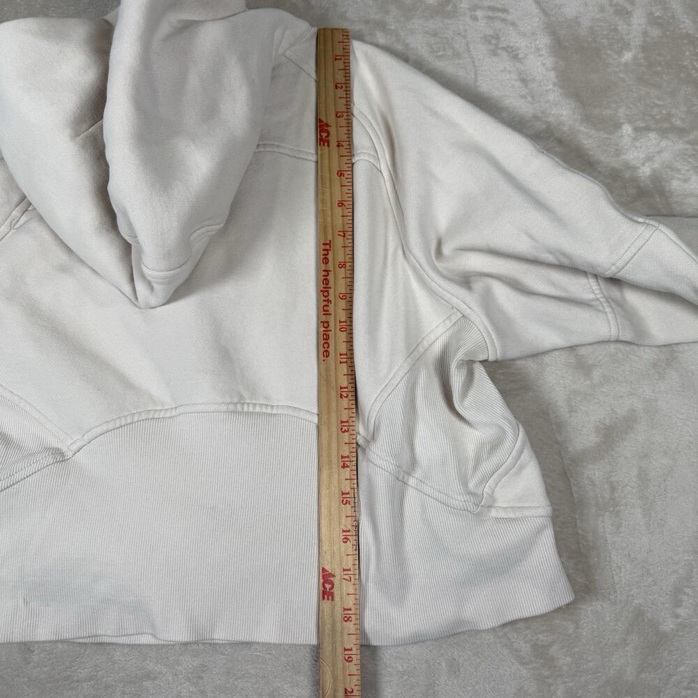 Lululemon Scuba Oversized Half-Zip Hoodie Sweatshirt Light Beige Size XS/S - Picture 6 of 7
